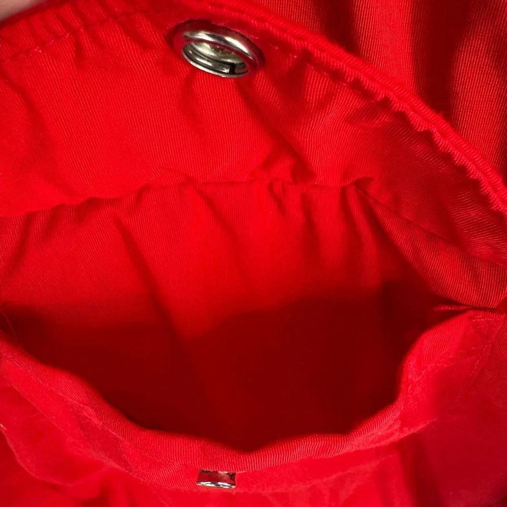 VTG 70's The North Face Brown Label Red Down Puffer Parka Jacket Mens L Made USA